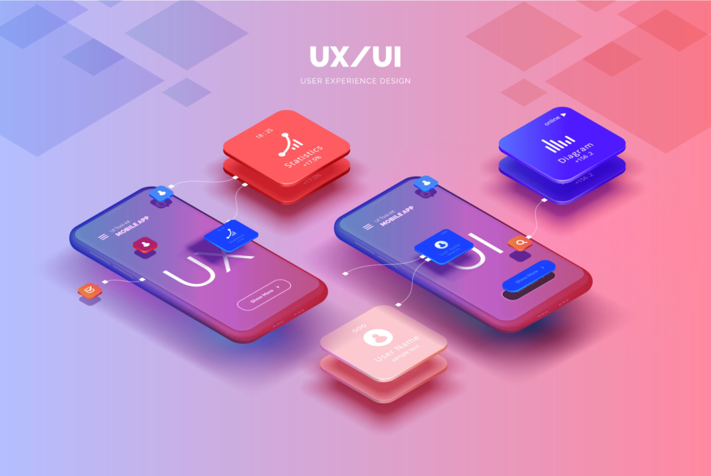 Illustration design UI UX