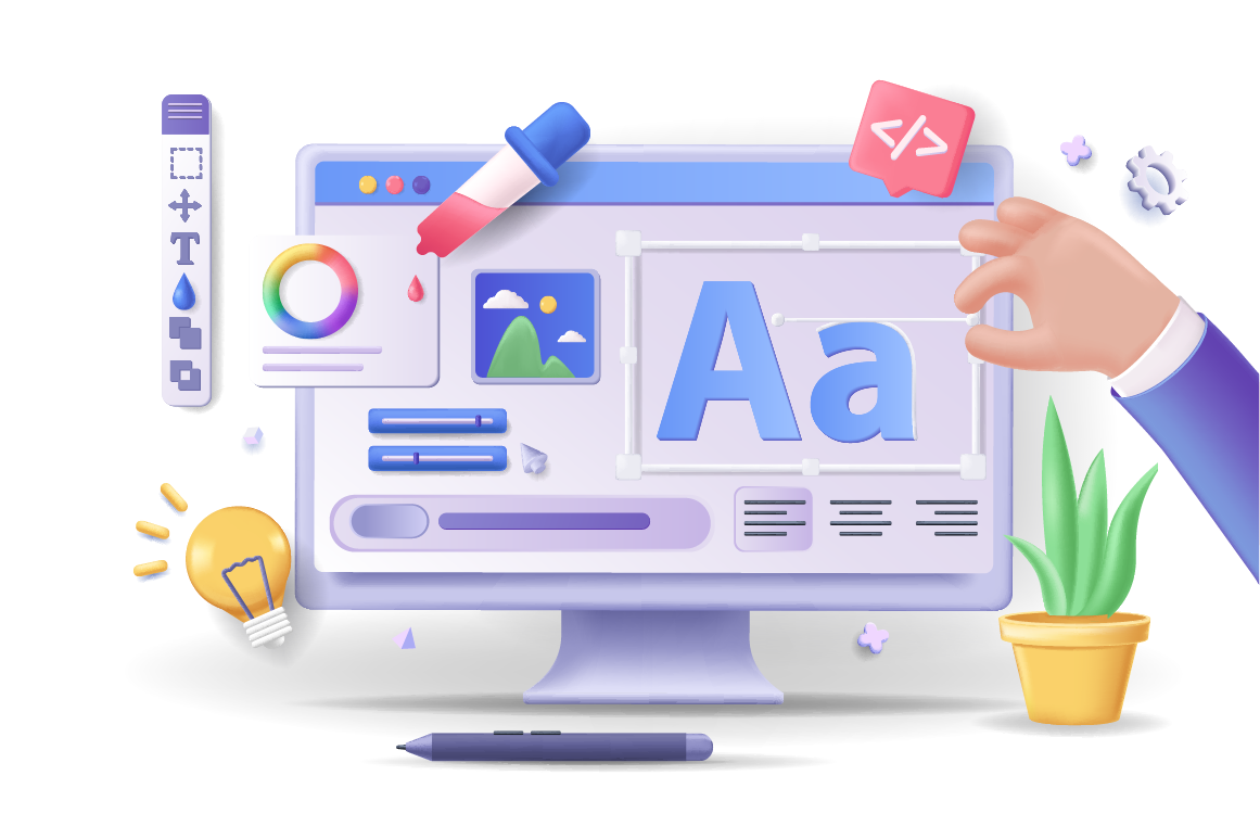 Illustration de développement d'application